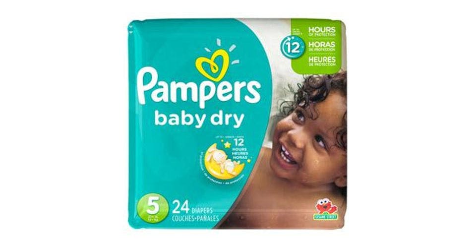 Pampers Baby-Dry Diapers Size 5 (24 ct) from CVS - W Lincoln Hwy in DeKalb, IL