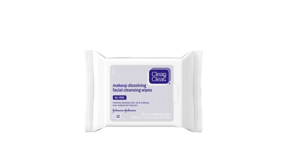 Clean & Clear Makeup Dissolving Facial Cleansing Wipes (25 ct) from CVS - Mineral Point Rd in Madison, WI