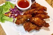 Spicy Garlic Wings from Thai Eagle Rox in Los Angeles, CA