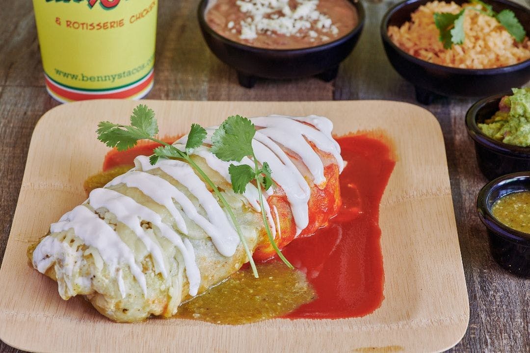 Macho Wet Burrito from Benny's Tacos - West Hollywood in Los Angeles, CA