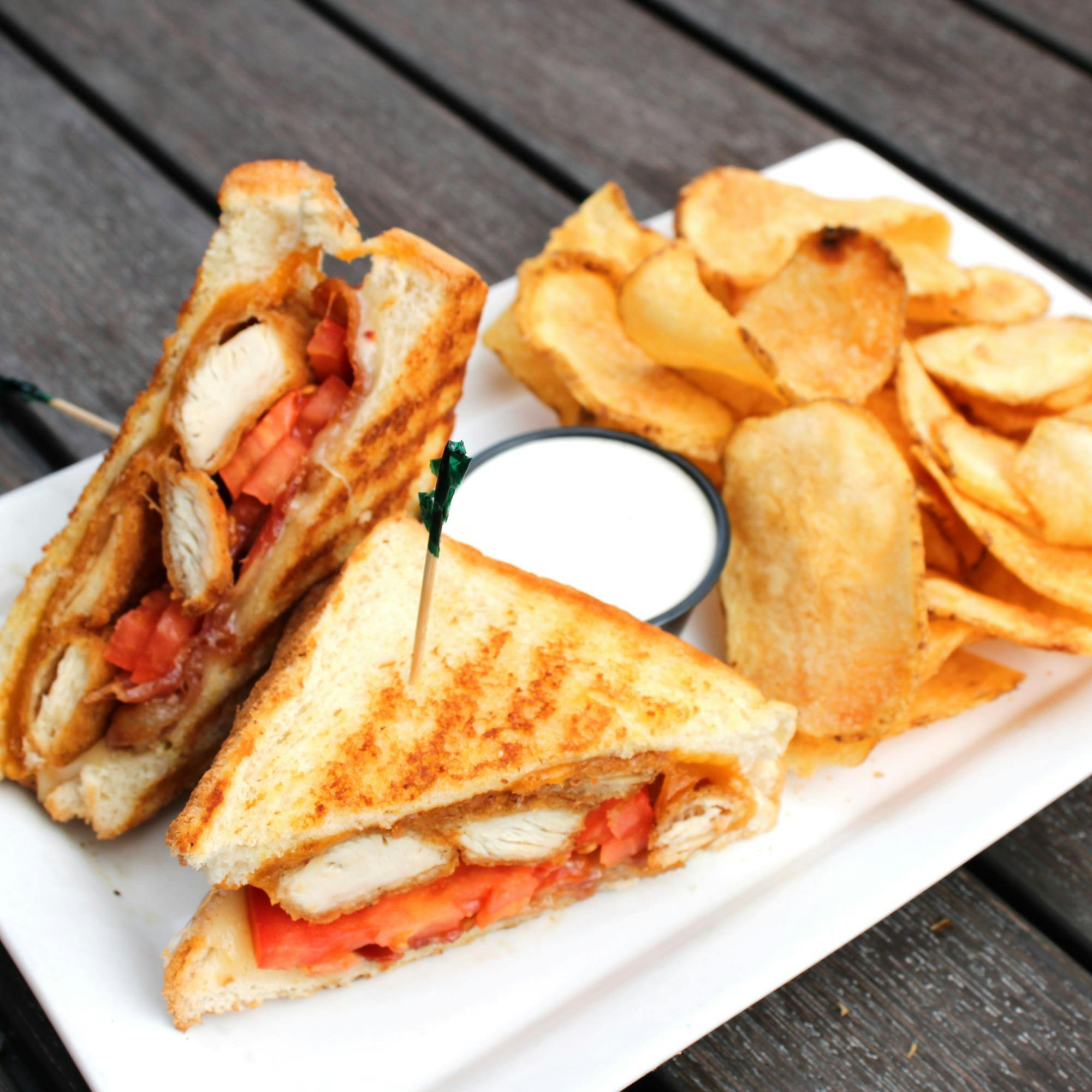 Chicken Tender Melt from Holidays Pub & Grill in Appleton, WI