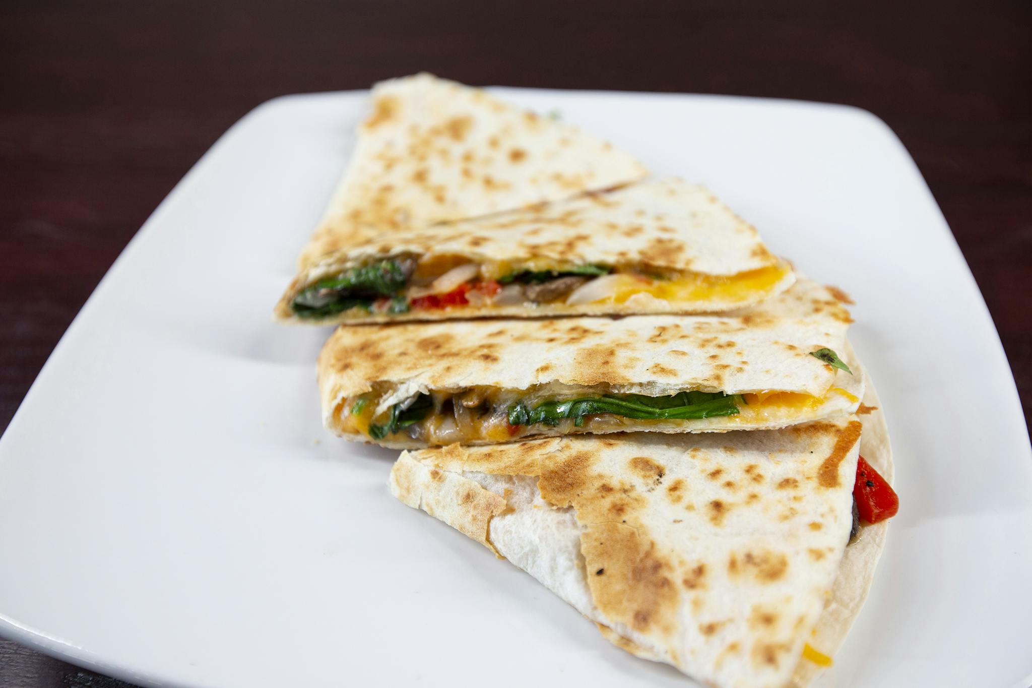 Veggie Quesadilla from Firehouse Grill - Chicago Ave in Evanston, IL