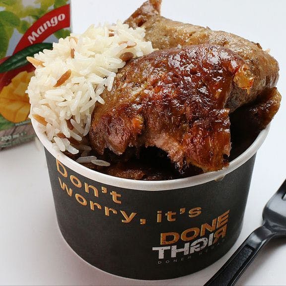 Mini Doner Bowl from DoneRight Doner Kebab in Hoboken, NJ