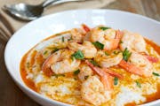 Shrimp & Grits from Bailey Seafood in Buffalo, NY
