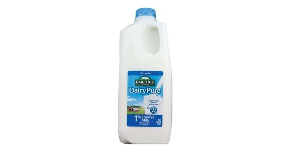 Garelick Farms DairyPure 1% Milk (1/2 gal) from CVS - Franklin St in Waterloo, IA