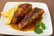 Salmon Portion from C'est Bon Caribbean Creole Cuisine in Baytown, TX