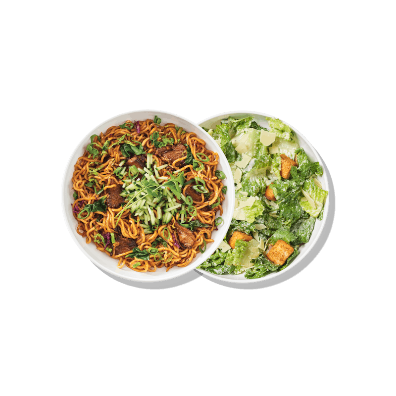 Spicy Korean Steak Noodles Duo from Noodles & Company - Onalaska in Onalaska, WI