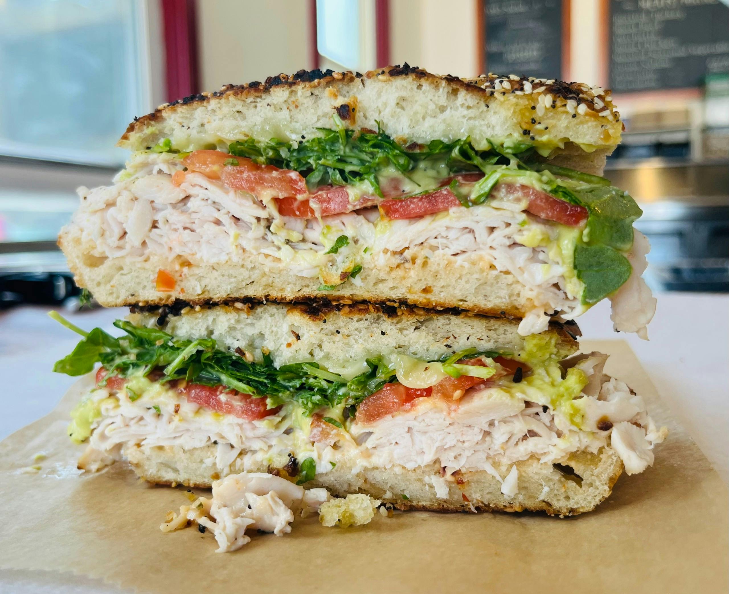 Special Panini- Turkey On Everything from Arrosto Delicatessen in Sheboygan, WI