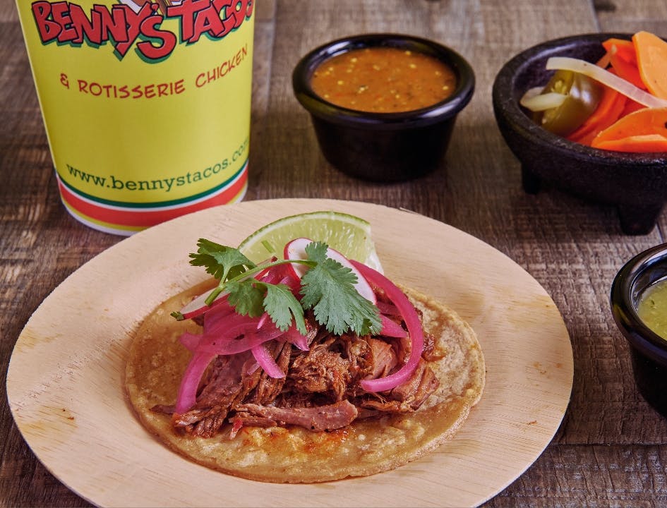 Beef Barbacoa Taco from Benny's Tacos - West Hollywood in Los Angeles, CA