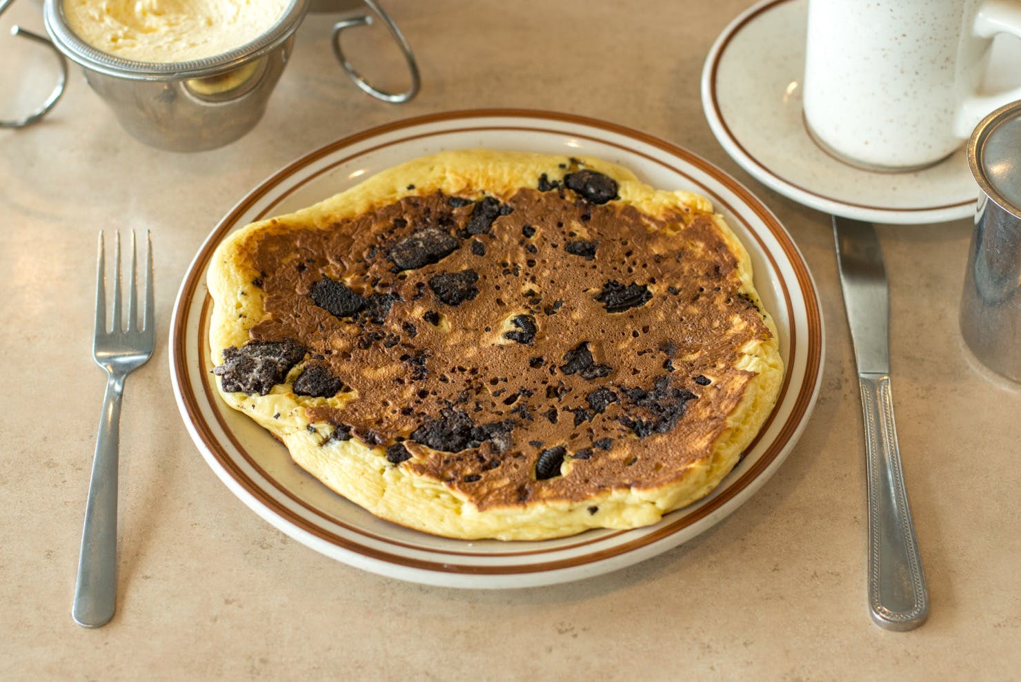 Oreo Pancake Breakfast from The Pancake Place in Green Bay, WI