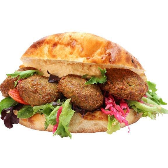 The Falafel Sandwich from DoneRight Doner Kebab in Hoboken, NJ