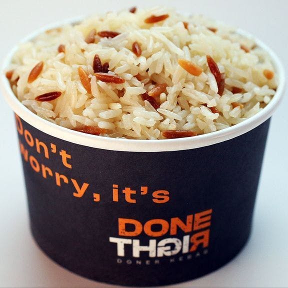 White Rice from DoneRight Doner Kebab in Hoboken, NJ