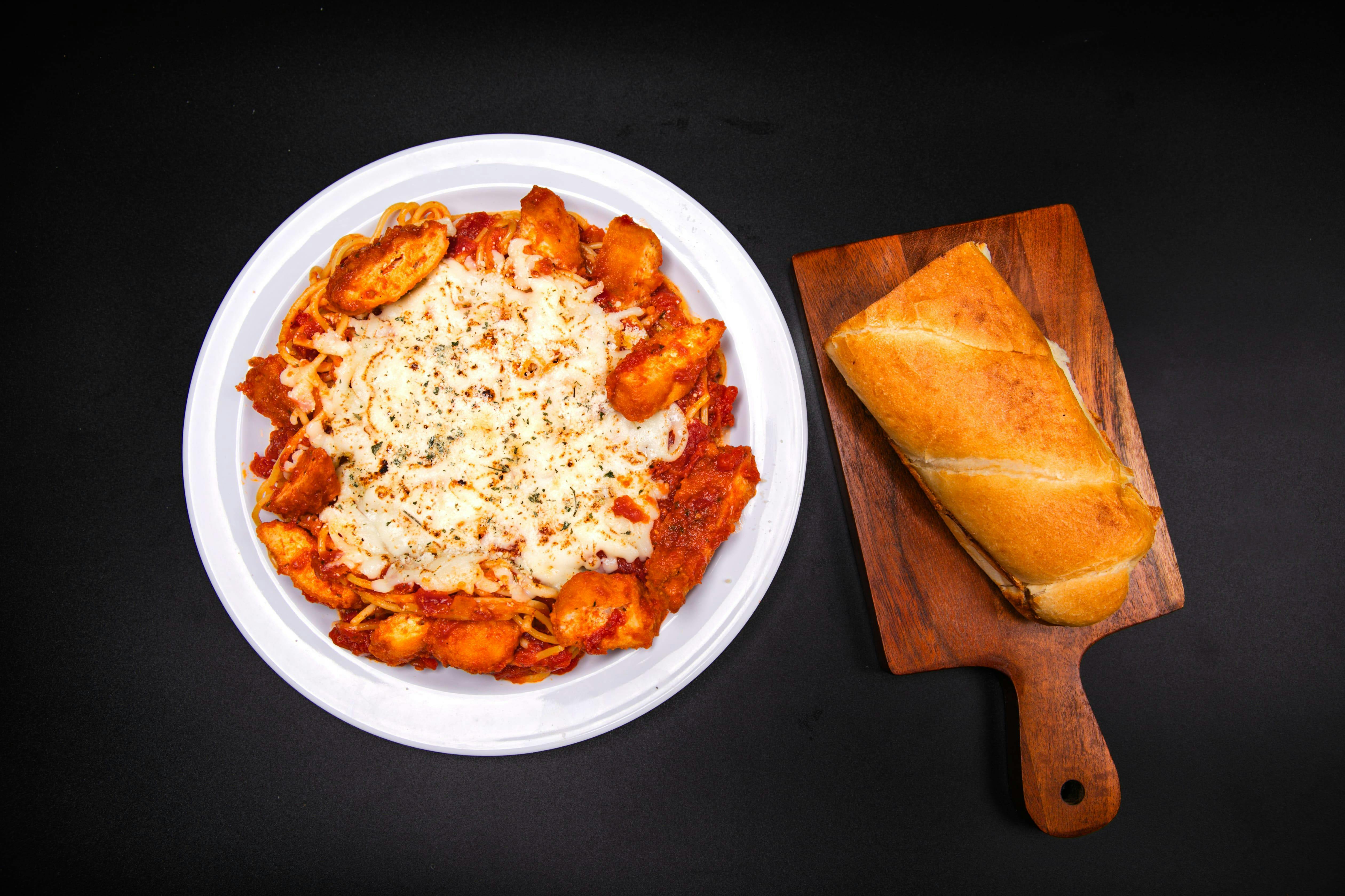 Chicken Parm Dinner from Legends Pizza - Wolf Rd in Colonie, NY