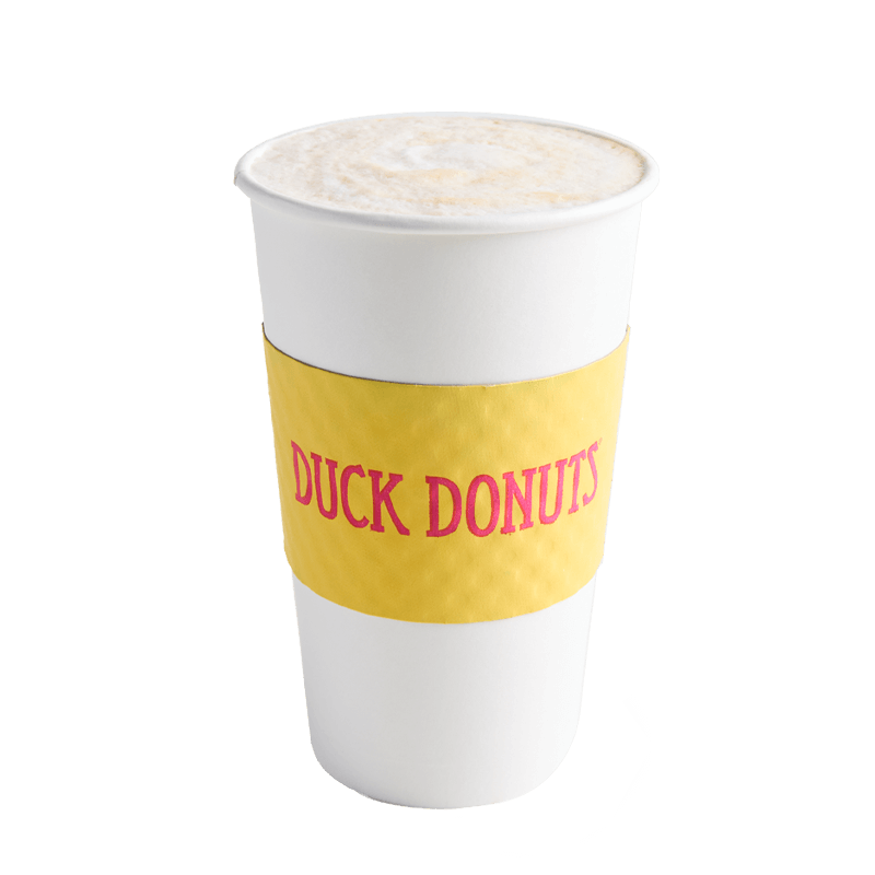 Chocolate Biscotti Latte from Duck Donuts Madison in Madison, WI