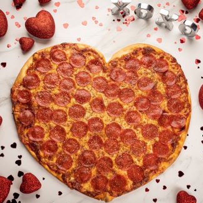 14" Heart Shaped from Rosati's Pizza - Northbrook in Northbrook, IL