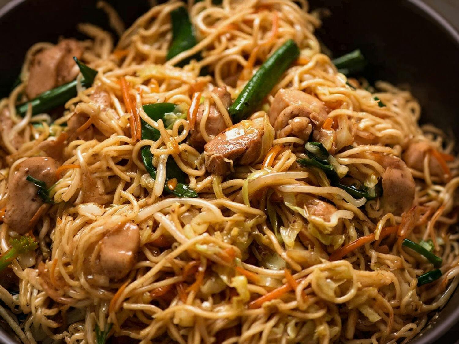 Lamb Chowmein from Cumin Fresh Indian Kitchen in Grand Haven, MI