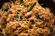 Lamb Chowmein from Cumin Fresh Indian Kitchen in Grand Haven, MI