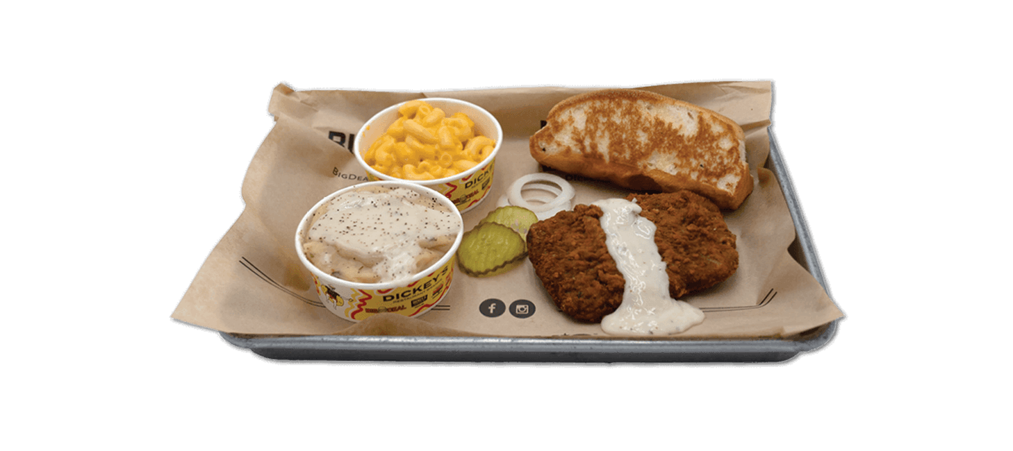 Country Fried Steak Plate from Dickey's Barbecue Pit - East Via de Ventura in Scottsdale, AZ