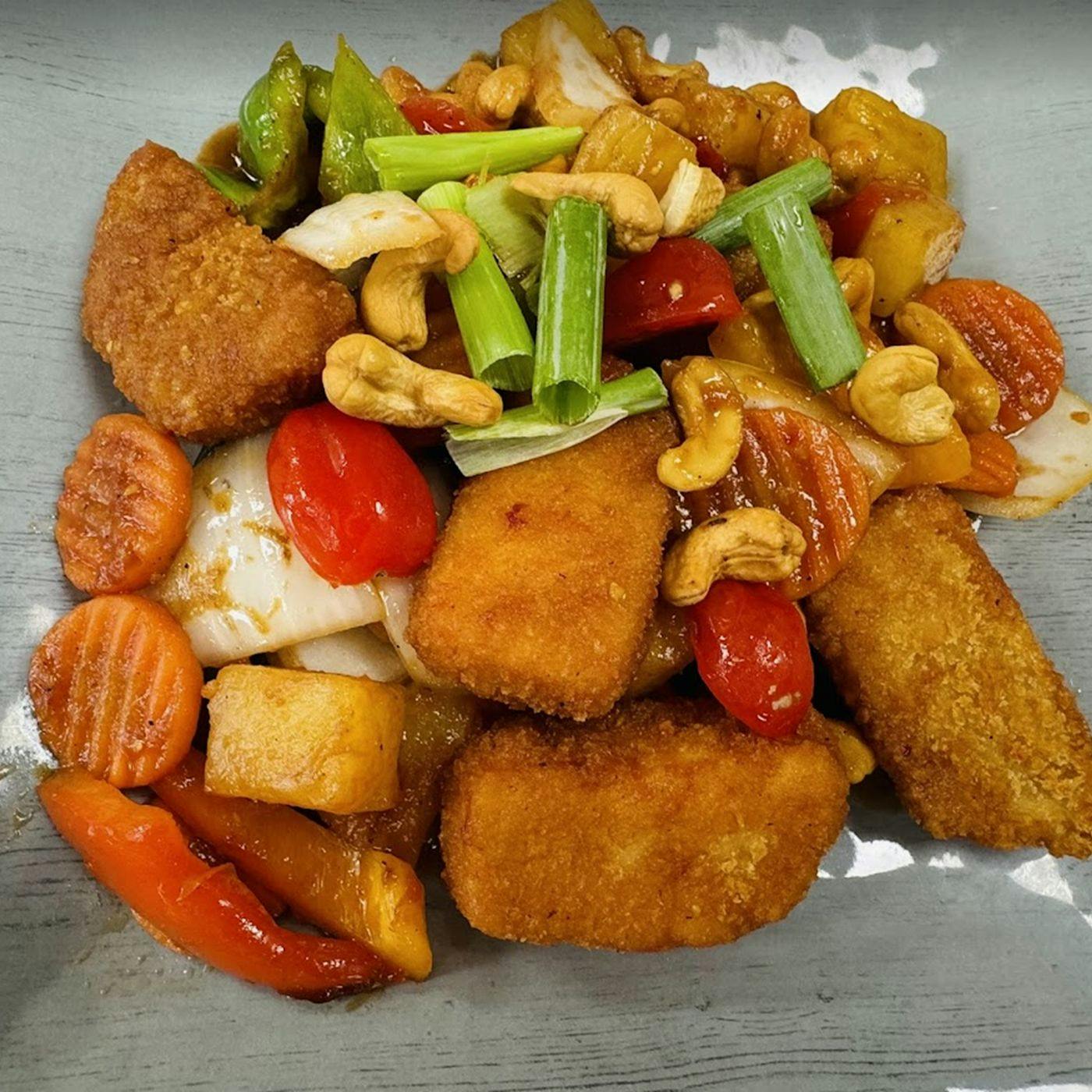 Salmon Cashews from Jai Dee Thai Kitchen - Clinton Hwy in Knoxville, TN