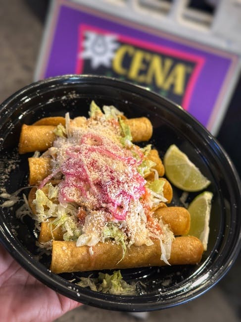 NEW! Taquitos from Cena Vegan - Whittier Brewing in Whittier, CA