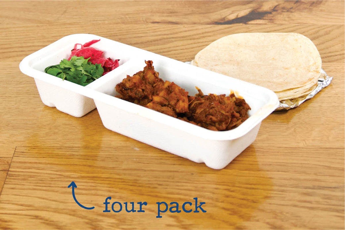 retro chicken tinga taco pack from Bartaco - Hilldale in Madison, WI