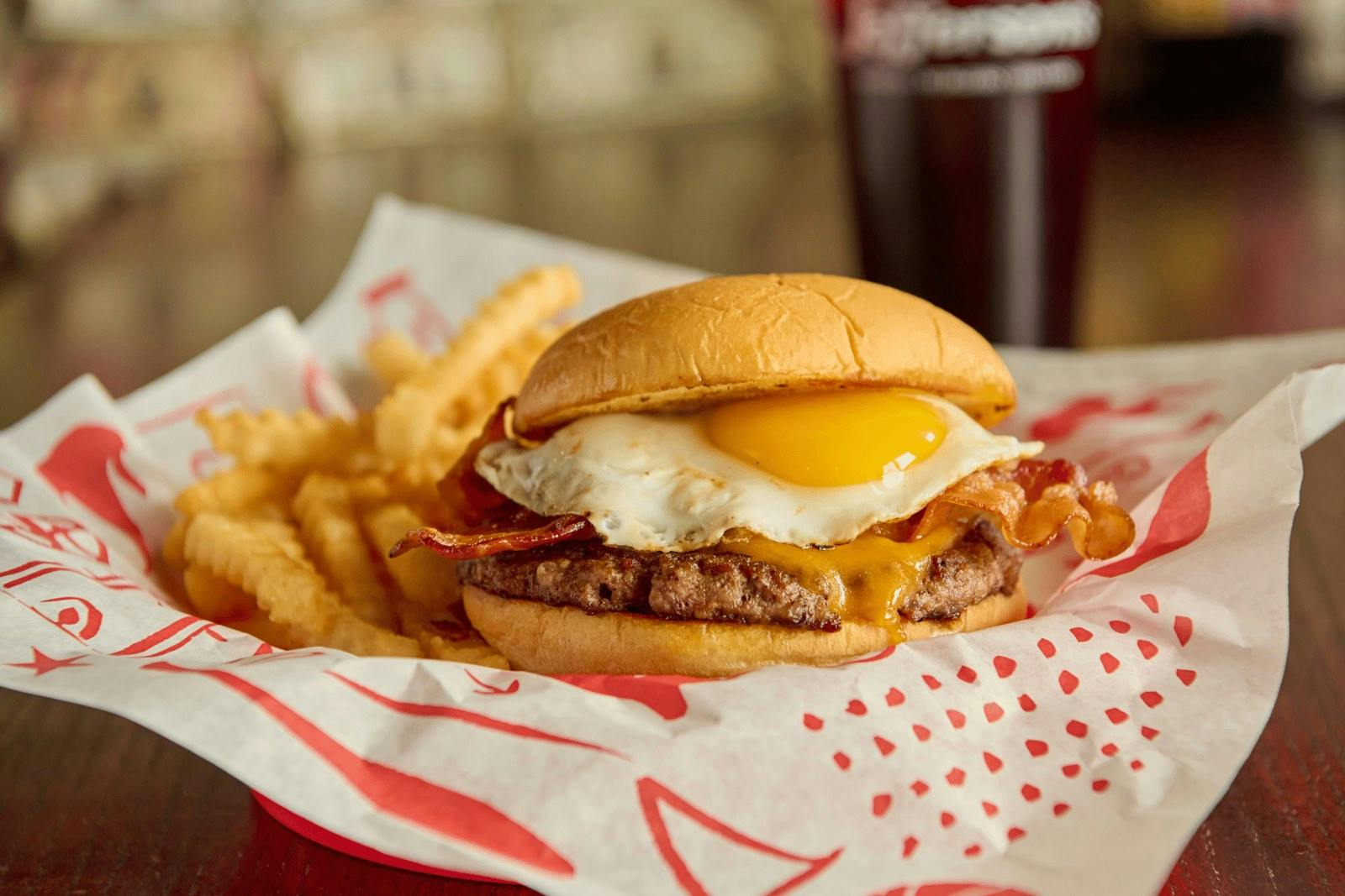 Brunch Burger from Jefferson's Restaurant in Brentwood, TN