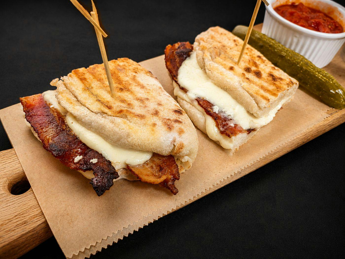 Bacon Grilled Cheese from The Bottle Room in Green Bay, WI