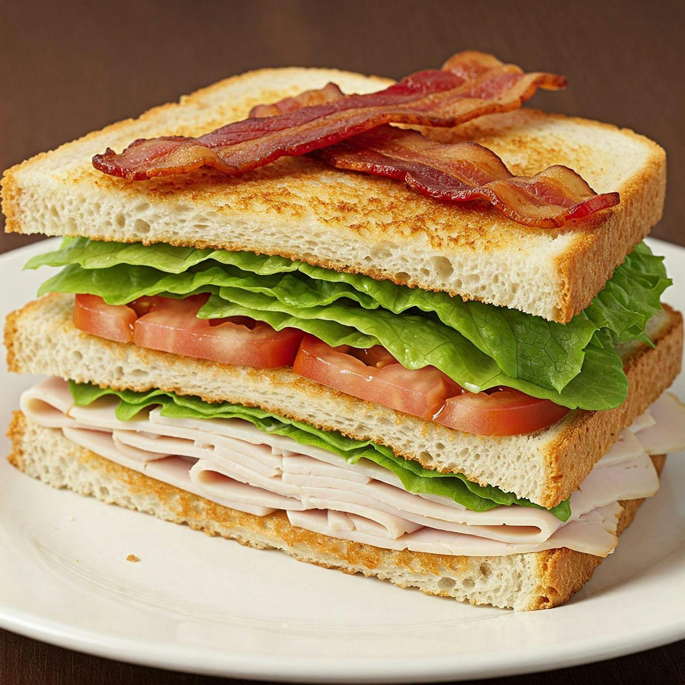 Club Sandwich*** from All American BBQ in West Hills, CA