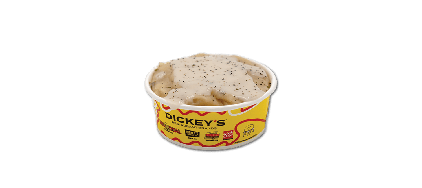 Loaded Mashed Potatoes with Gravy from Dickey's Barbecue Pit - Chisholm Trail in Euless, TX