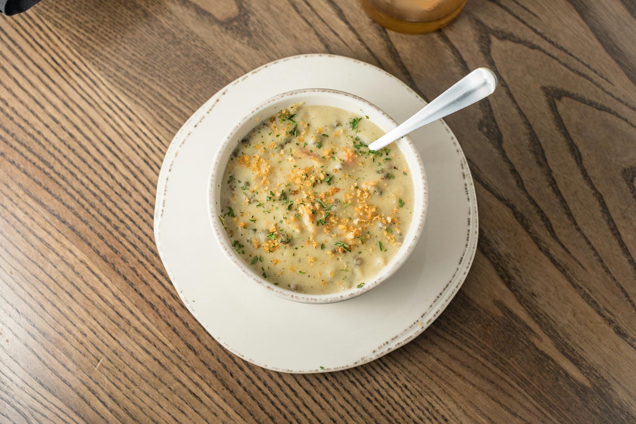 Minnesota Chicken Wild Rice Soup from Grizzly's Wood-Fired Grill in Eau Claire, WI