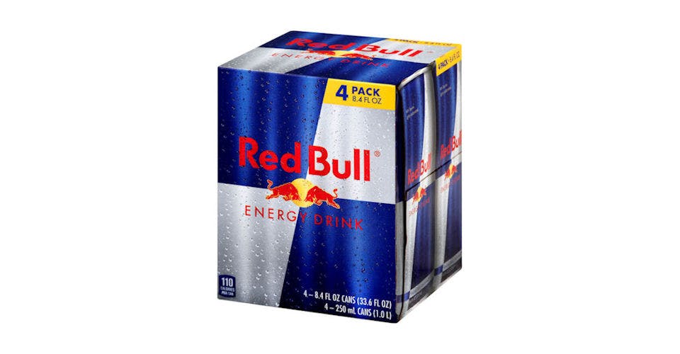 Red Bull Energy Drink 4 Pack (8.4 oz) from Casey's General Store: Cedar Cross Rd in Dubuque, IA