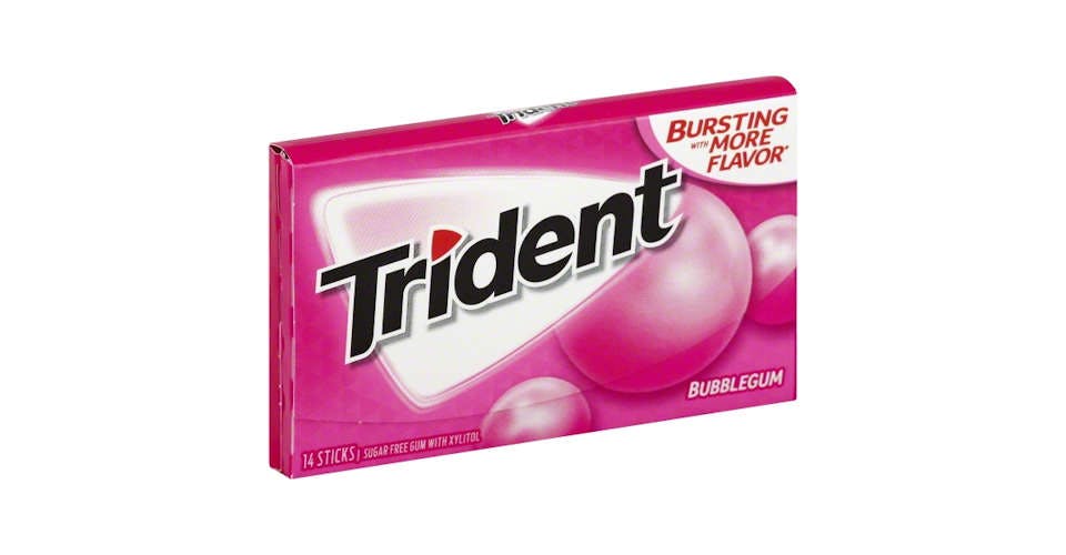 Trident Gum, Bubblegum from Mobil - S 76th St in West Allis, WI