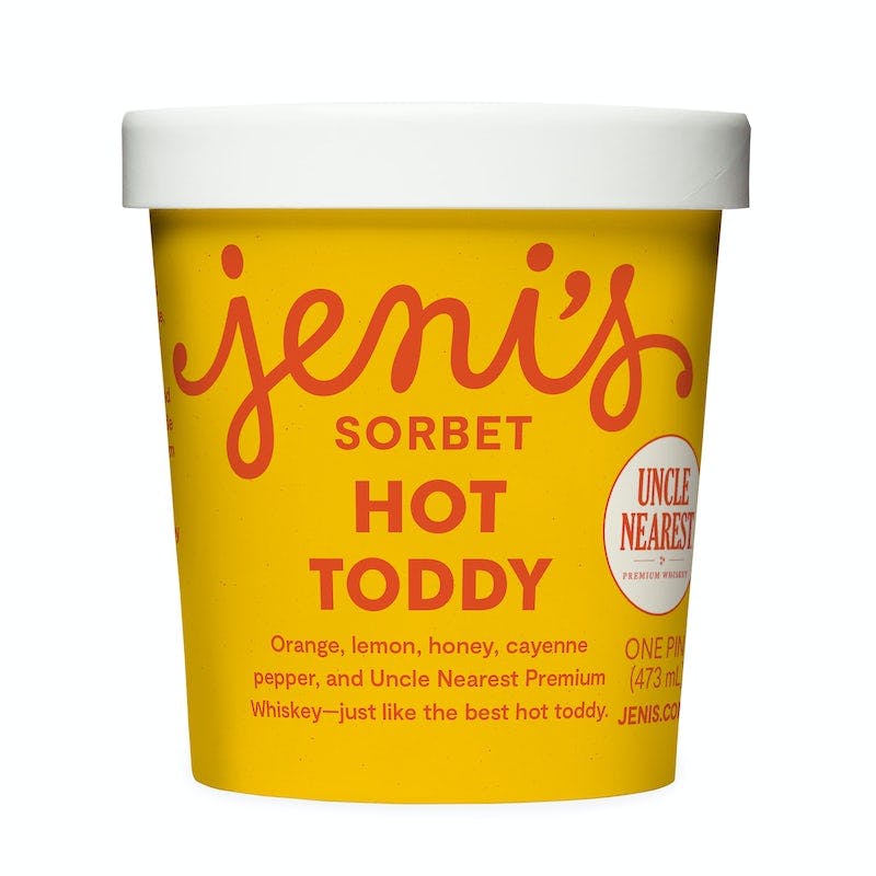 Hot Toddy Sorbet (DF) Pint from Jeni's Splendid Ice Creams - Bakery Square Blvd in Pittsburgh, PA