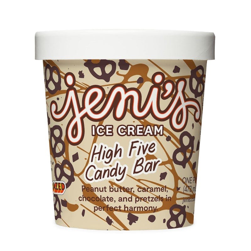 High Five Candy Bar Pint from Jeni's Splendid Ice Creams - Rock Rose Ave in Austin, TX