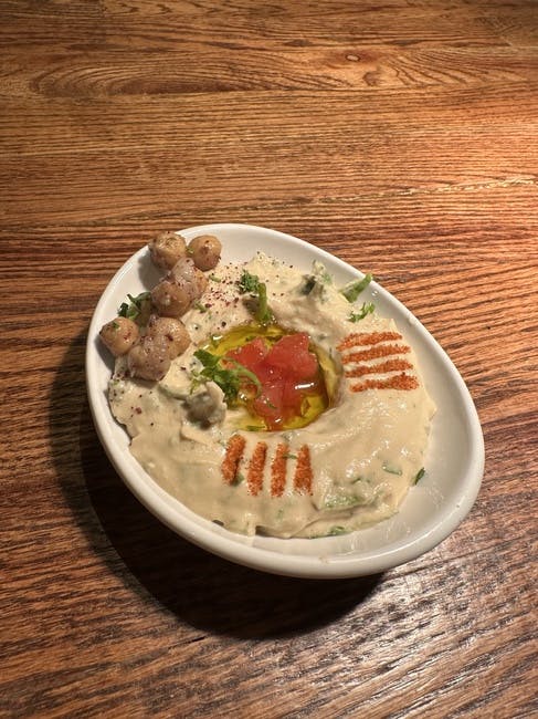 Lunch Hummus Beiruti from Mezze #1 in Conroe, TX