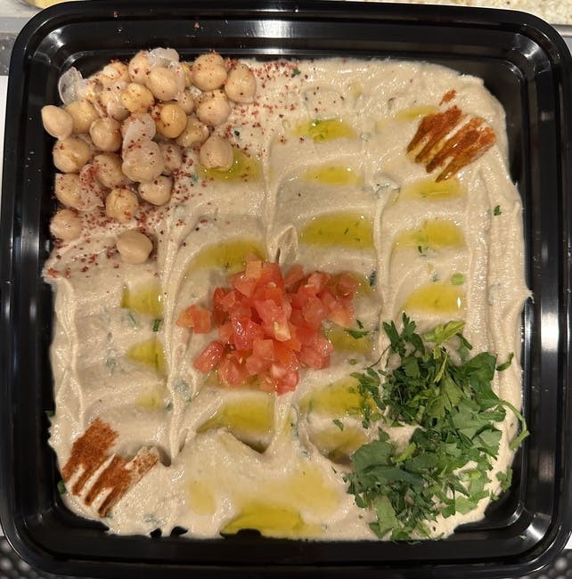 Hummus Beiruti 20 oz from Mezze #1 in Conroe, TX