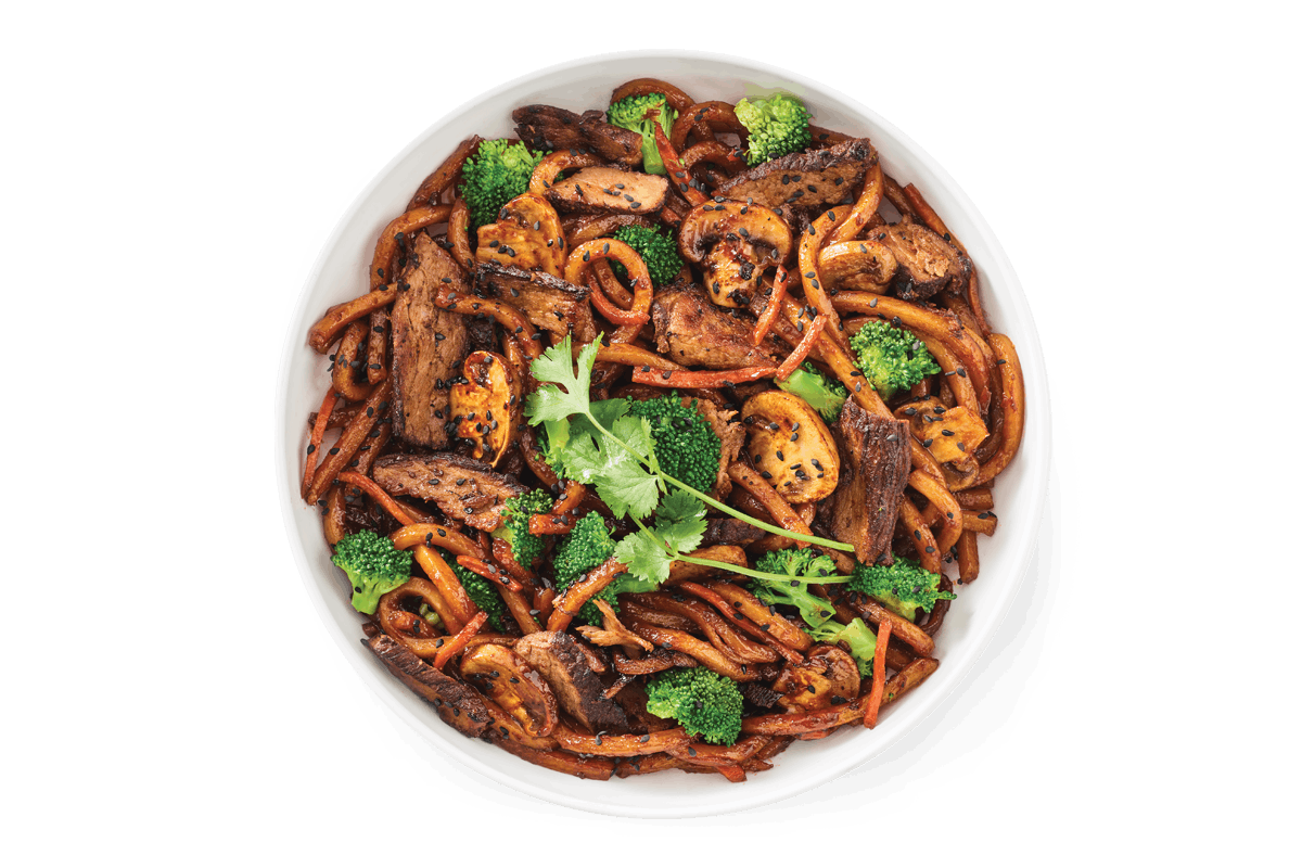 Japanese Pan Noodles with Marinated Steak from Noodles & Company - Sycamore Rd in DeKalb, IL