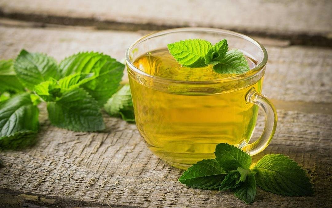 Mint Tea from Palm Palace Restaurant in Ann Arbor, MI