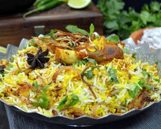 Goat Dum Biryani (Kachche Gosht ki Dum Biryani) from IGrill Kebabs & Biryanis in Santa Clara, CA