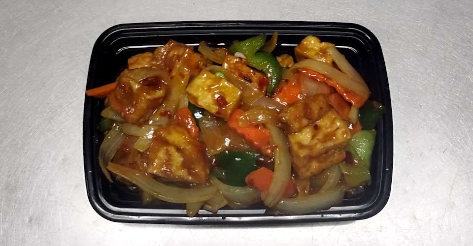 S30. Special Curry Style Tofu from Flaming Wok Fusion in Madison, WI