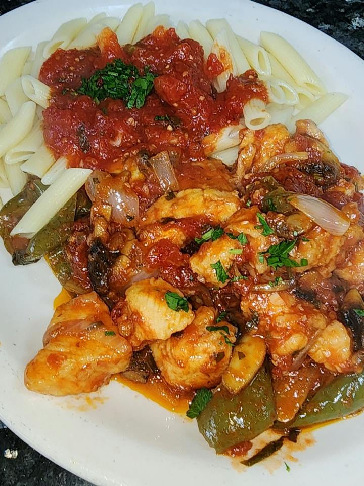 Chicken Cacciatore from 4 Brothers Italian Restaurant & Pizzeria in Delray Beach, FL