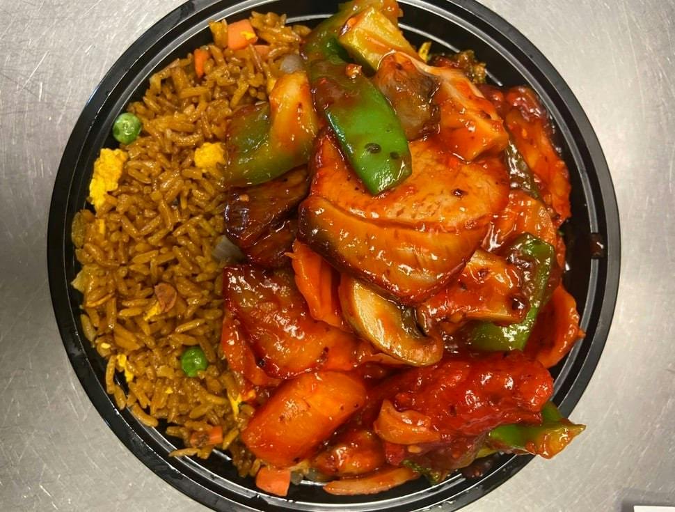 L30. Pork in Szechuan Style from China Wok in Madison, WI