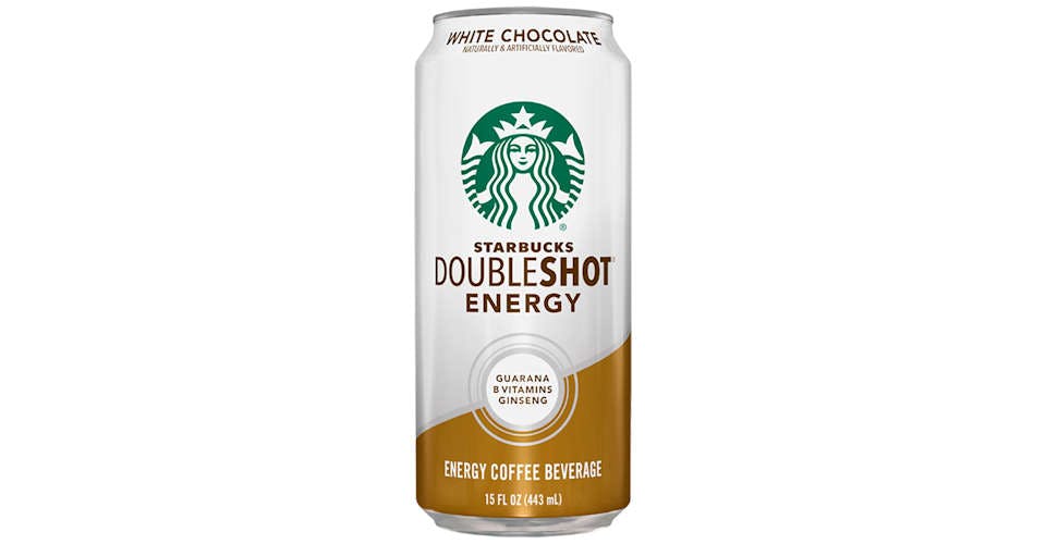 Starbucks Double Shot White Chocolate, 15 oz. Can from Ultimart - Merritt Ave in Oshkosh, WI