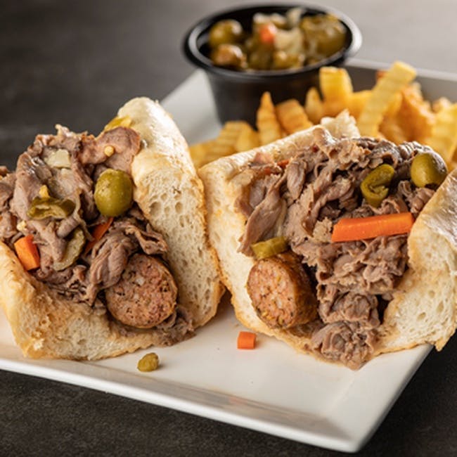 Italian Beef & Sausage Combo from Papa Saverio's - N Main St in Glen Ellyn, IL