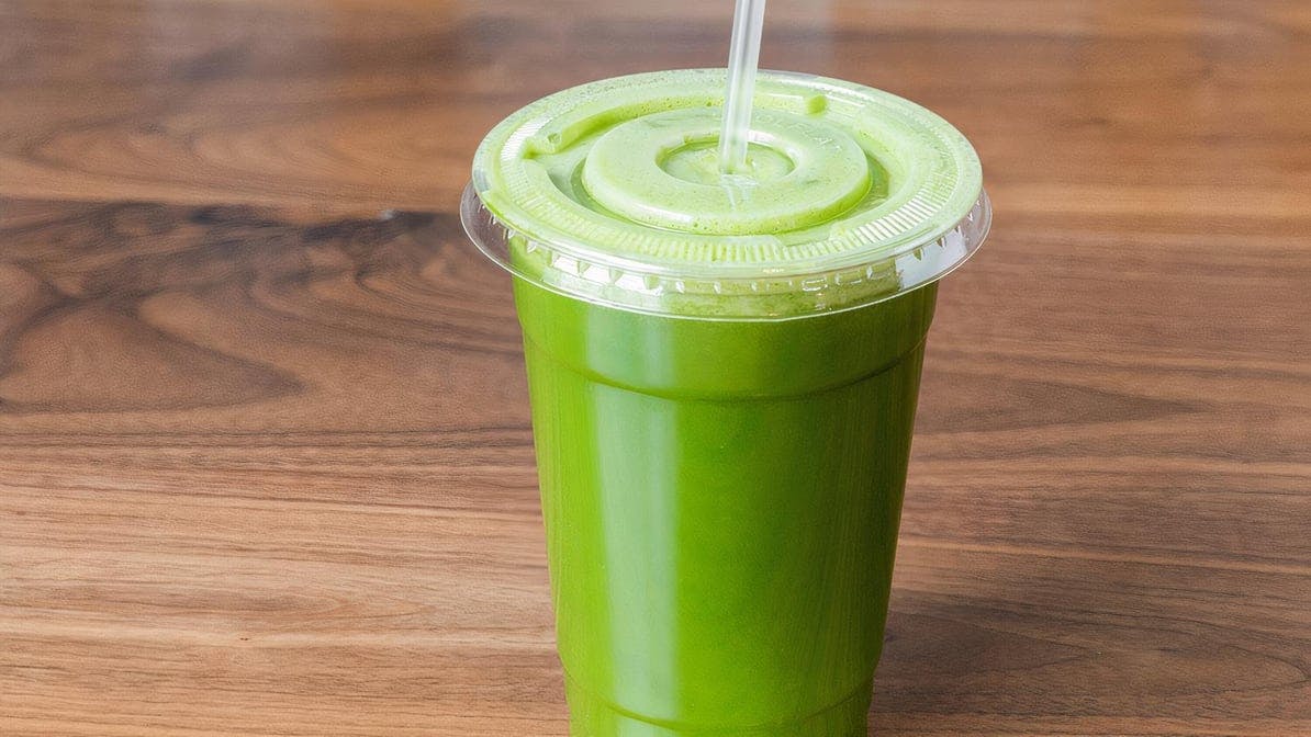 Fancy Greens (16 oz) from Twenty Two Juice Bar - The Garage Food Hall in Indianapolis, IN