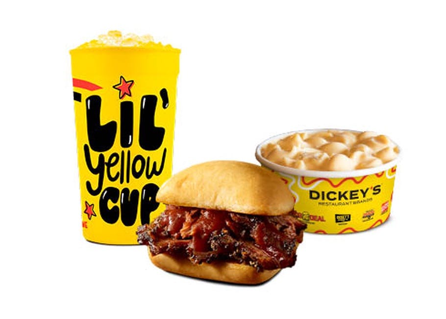 Kids Slider Plate - Local Favorite from Dickey's Barbecue Pit - Palms Hwy in Yucca Valley, CA