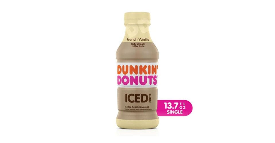 Dunkin Donuts French Vanilla Iced Coffee (13.7 oz) from CVS - N 14th St in Sheboygan, WI