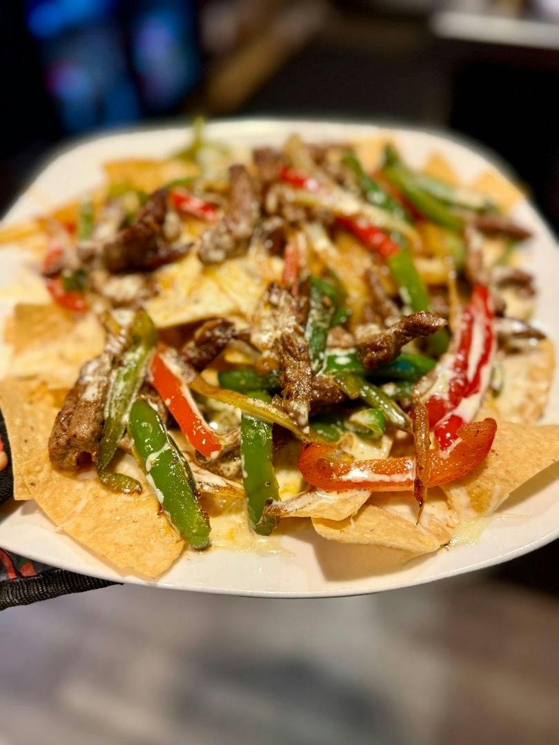 Nachos Fajita from Silly Serrano Mexican Restaurant in Eau Claire, WI