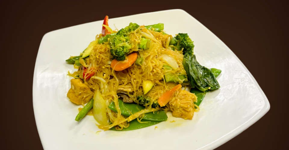 Dinner | Singapore Noodles from Thanee Thai in Scotch Plains, NJ