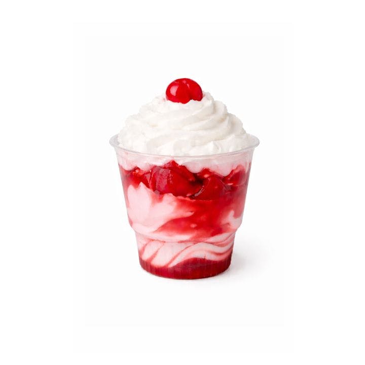 Flavor Cone Cherry Sundae from Tom's Drive In - Sheboygan in Sheboygan, WI
